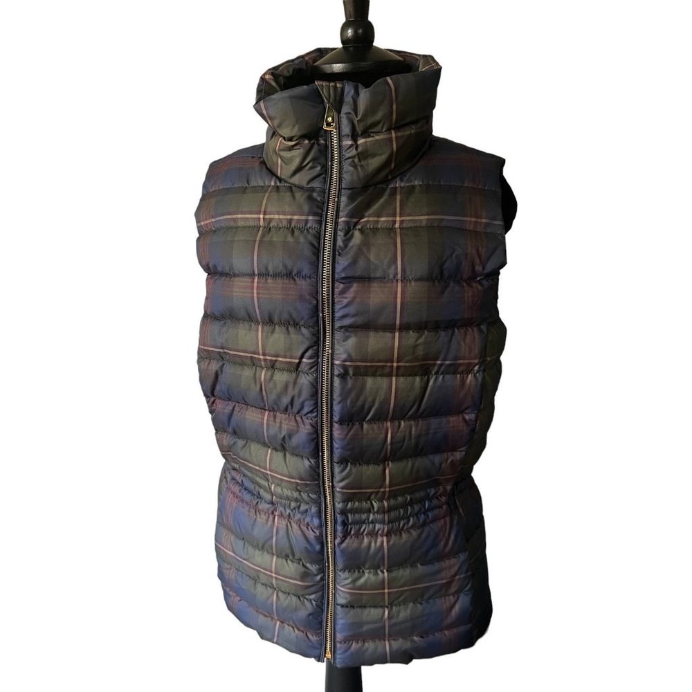 Brand New! Ralph Lauren Polo Down Puffer Vest Plaid -Size S
